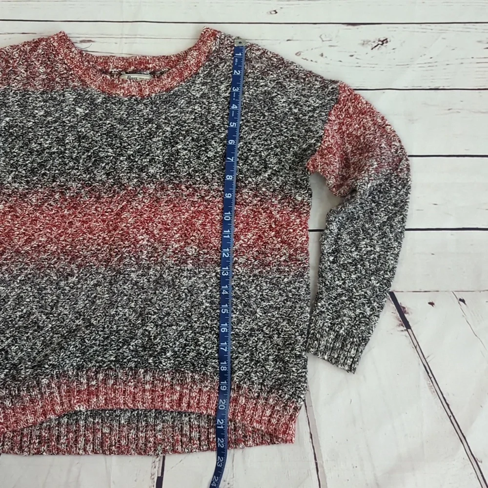 Bass Cropped Knit Sweater, pull over crew neck, women's size medium - Picture 4 of 7